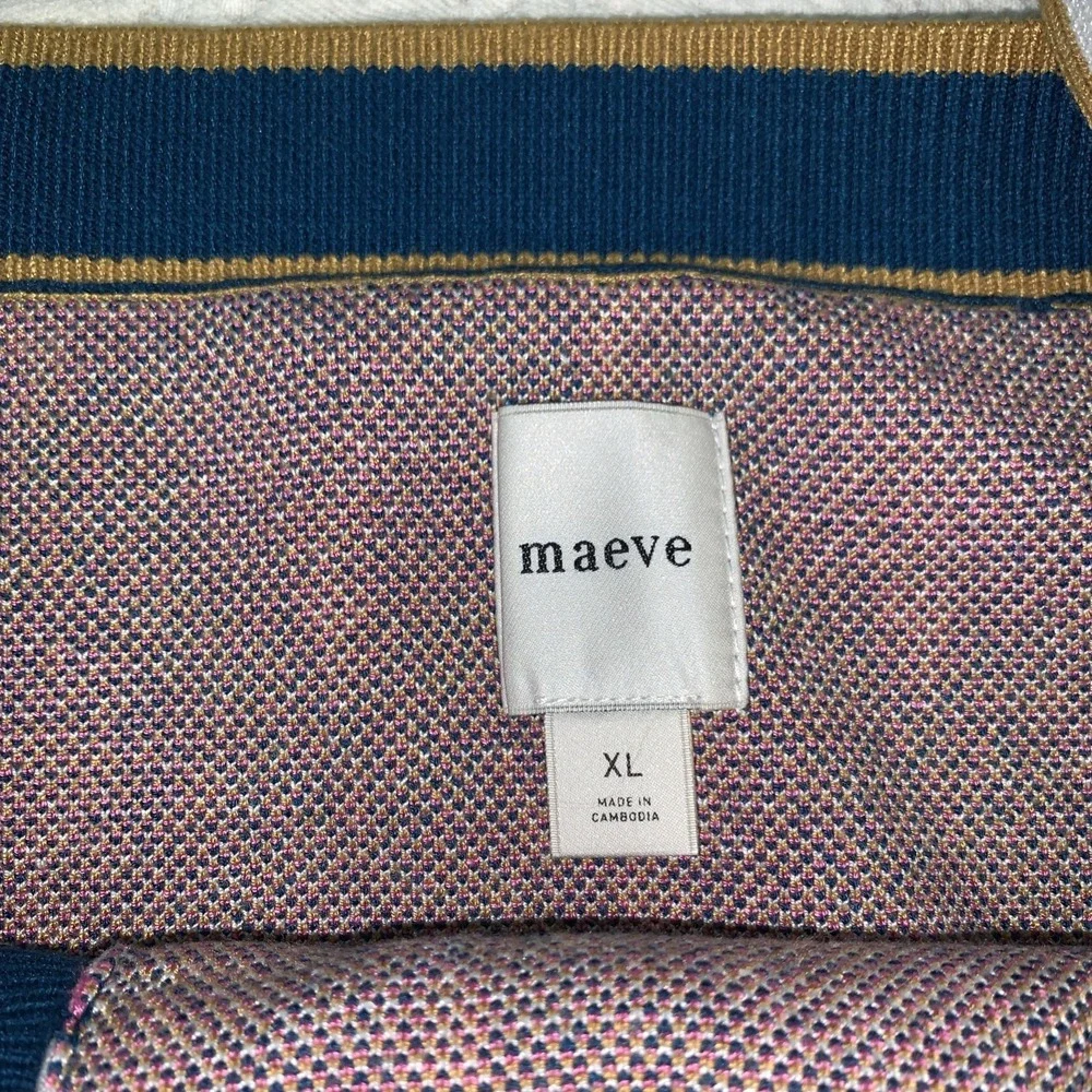 Anthropologie Maeve Square Neck Crop Sweater Tank Size XL Boho Sleeveless - Picture 8 of 11